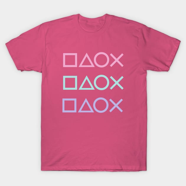 Pastel Playstation T-Shirt by XOOXOO